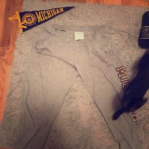 Pink Brand Michigan University Pants